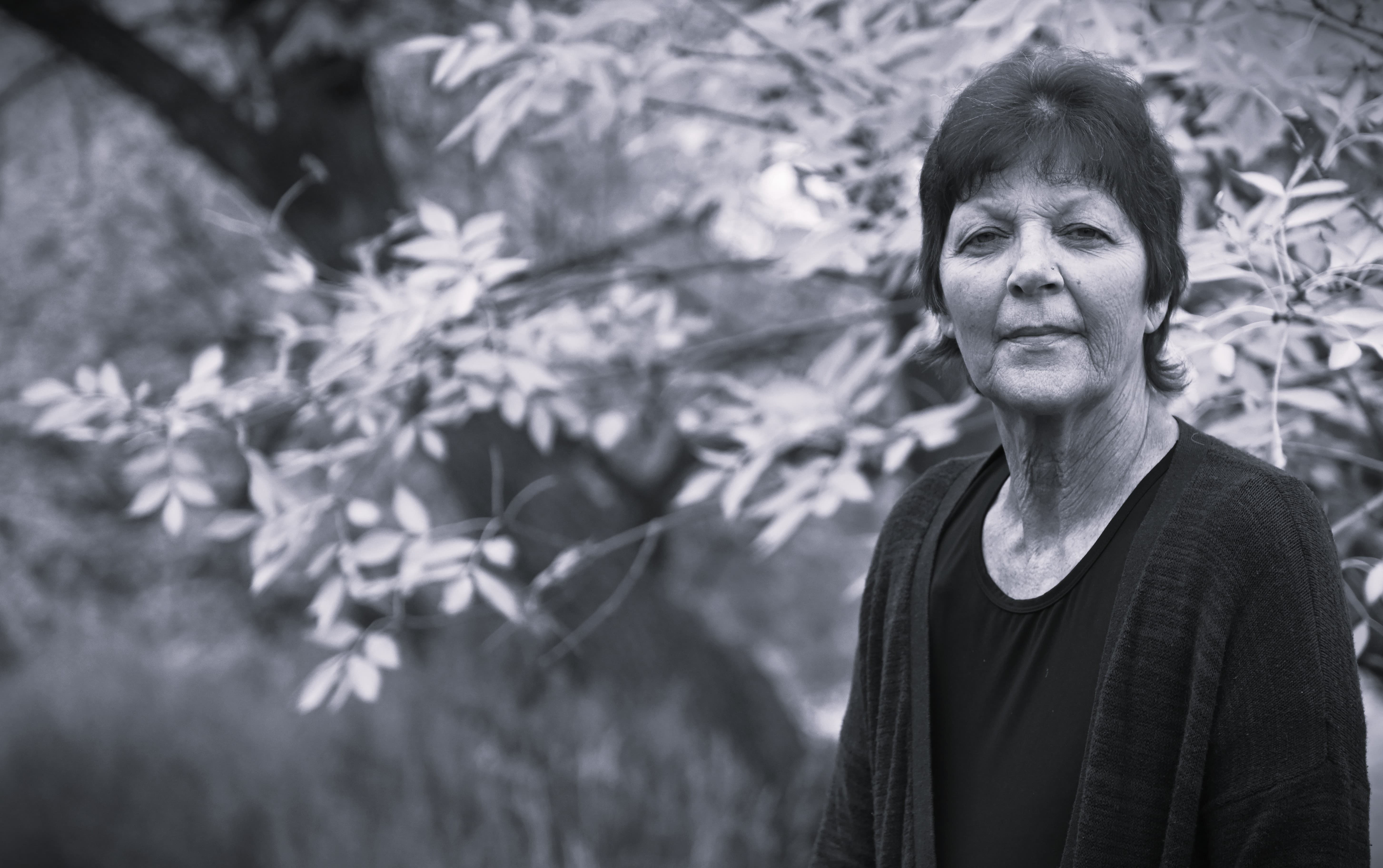 Landscape memorial background for Petra Warrington
